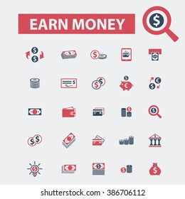 earn money icons
