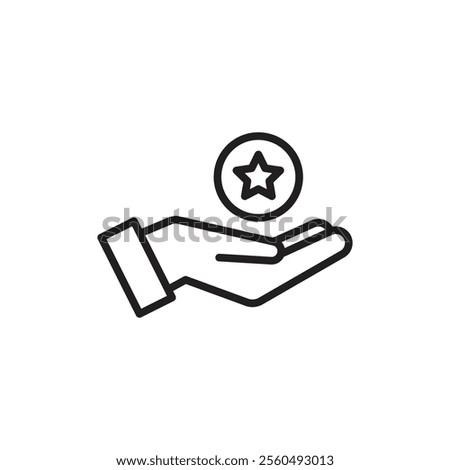 Earn point icon Black and white logo