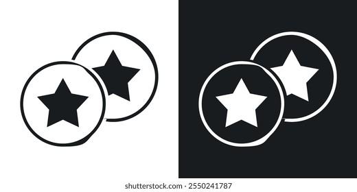 Gana un paquete de iconos de puntos en color negro.