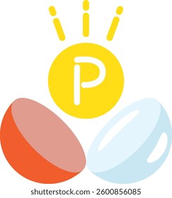 Earn Points! Capsule and Coin Icon