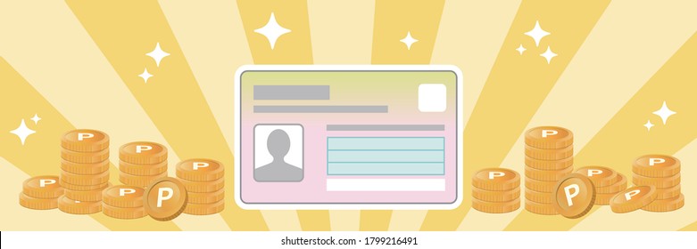 Earn Points. My Number Card and Points (horizontal banner)