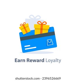 Earn Reward,loyalty program,earn points,collect bonus,redeem special prize, wonder box