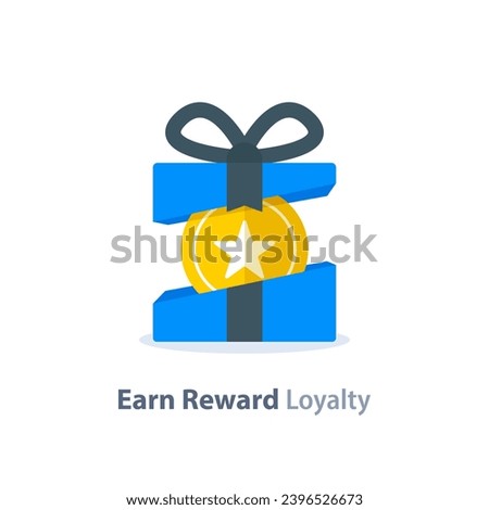 Earn Reward,loyalty program,earn points,collect bonus,redeem special prize, wonder box