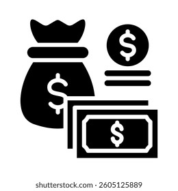 Earning Icon Element for Design