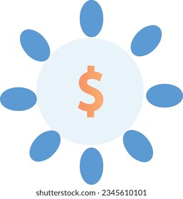Earning icon: "Portraying the concept of generating income, financial success, and wealth accumulation."