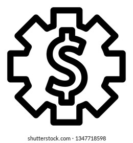 earning icon vector 