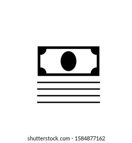 Earning vector icon. Filled flat sign for mobile concept and web design. Earnings glyph icon. Symbol, logo illustration. Vector graphics