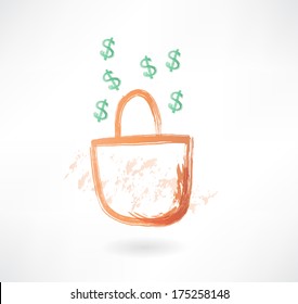 earnings grunge icon