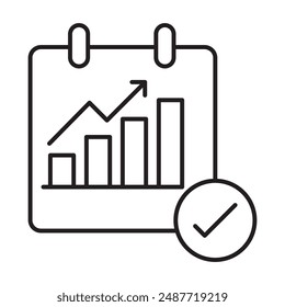 Earnings Icon with Dollar Sign, Vector Icon Representing Financial Earnings, Earnings and Income Growth Icon