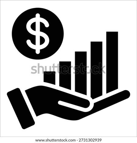 Earnings Icon Element For Design