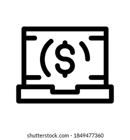 Earnings icon or logo isolated sign symbol vector illustration - high quality black style vector icons
