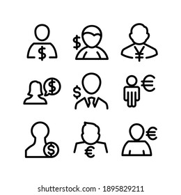earnings icon or logo isolated sign symbol vector illustration - Collection of high quality black style vector icons
