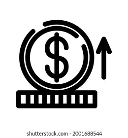 earnings icon or logo isolated sign symbol vector illustration - high quality black style vector icons
