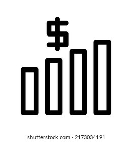 earnings icon or logo isolated sign symbol vector illustration - high quality black style vector icons
