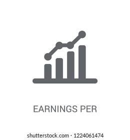 Earnings per share (EPS) icon. Trendy Earnings per share (EPS) logo concept on white background from business collection. Suitable for use on web apps, mobile apps and print media. Earnings per share (EPS) icon. Trendy Earnings per share (EPS) logo concept on white background from business collection. Suitable for use on web apps, mobile apps and print media.