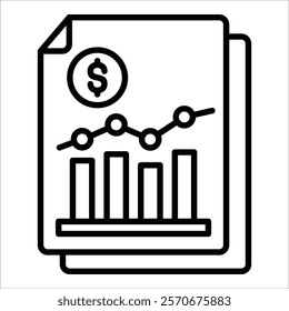 Earnings Per Share Icon Element For Design