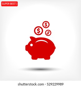 earnings .Vector icon 10 EPS