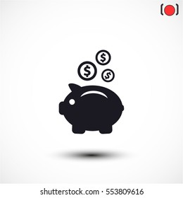 earnings .Vector icon 10 EPS