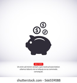 earnings .Vector icon 10 EPS
