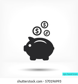 earnings .Vector icon 10 EPS
