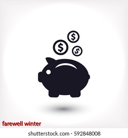 earnings .Vector icon 10 EPS