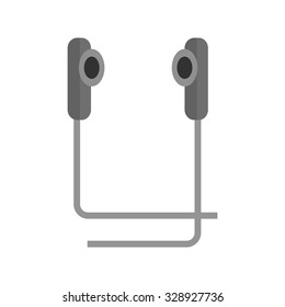 Earphone, ear, audio icon vector image. Can also be used for multimedia. Suitable for use on web apps, mobile apps and print media.