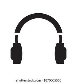 Símbolo de sonido, auriculares, icono de auriculares