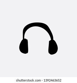 earphone icon sign signifier vector