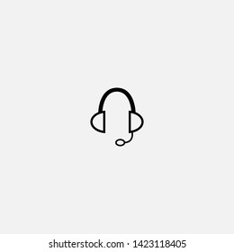 earphone icon sign signifier vector