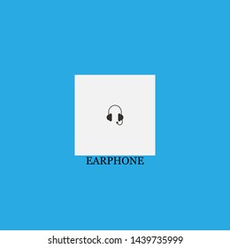 earphone icon sign signifier vector
