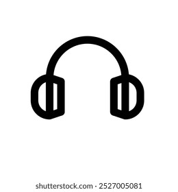 earphone icon simple illustration design