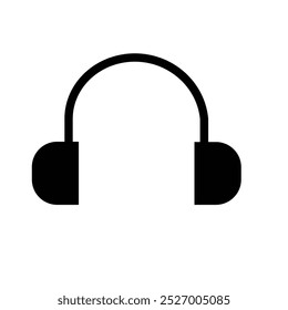 earphone icon simple illustration design