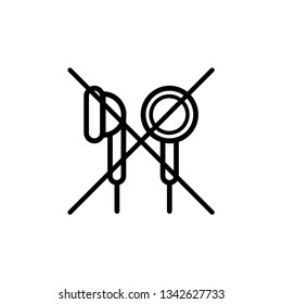 earphone icon template