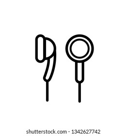 earphone icon template