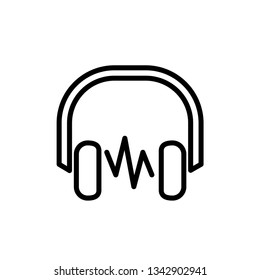 earphone icon template