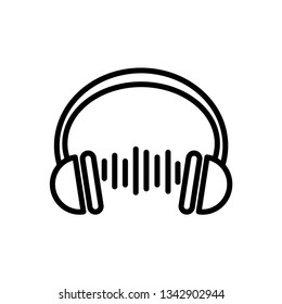 earphone icon template