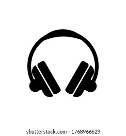 Icono de Earphone en diseño plano de moda
