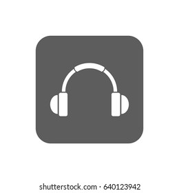 Earphone Icon in trendy flat style isolated on white background. Award symbol for your web site design, logo, app, UI. Vector illustration, EPS10.