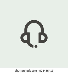 Earphone Icon Vector Design