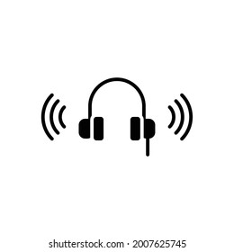 Icono de Earphone, eps vectoriales 10