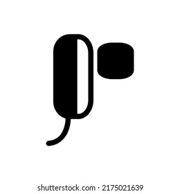 earphone icon vector illustration logo template for many purpose. Isolated on white background.