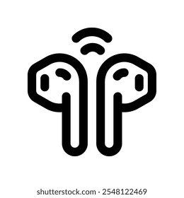 earphone icon. vector line icon for your website, mobile, presentation, and logo design.