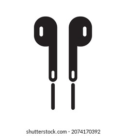 earphone icon vector sign design