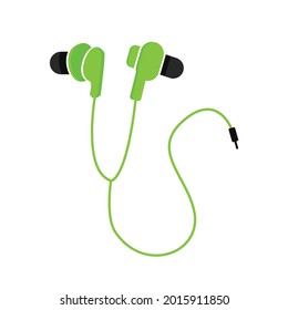 ilustración auricular diseño aislado, vector auricular, diseño de estilo sencillo auricular