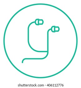 Icono de la línea de auriculares.