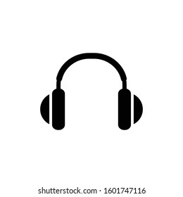 earphone logo icon template, earphone vector element