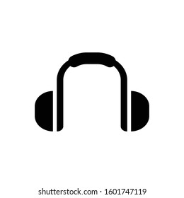 earphone logo icon template, earphone vector element