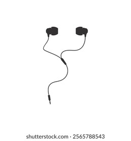 earphone logo vector icon design. headphone icon design, headset icon illustration design.