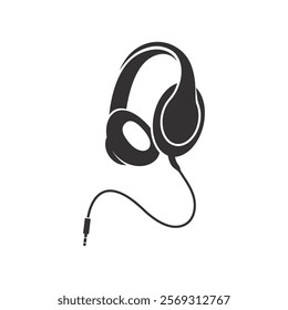 earphone logo vector icon design. headphone icon design, headset icon illustration design.