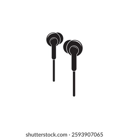 earphone logo vector icon design. headphone icon design, headset icon illustration design.